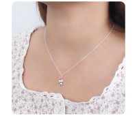 Rabbit Silver Kids Necklace SPE-3894